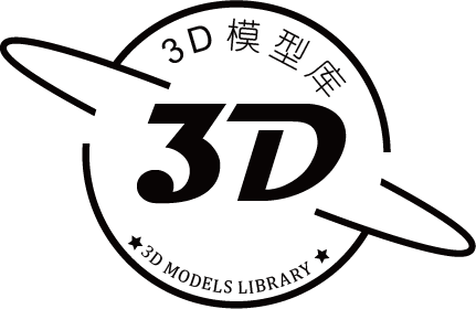 3D模型库星球印章
