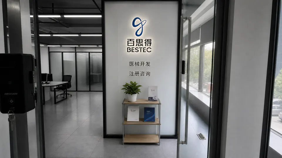 百思得科技公司入口实景